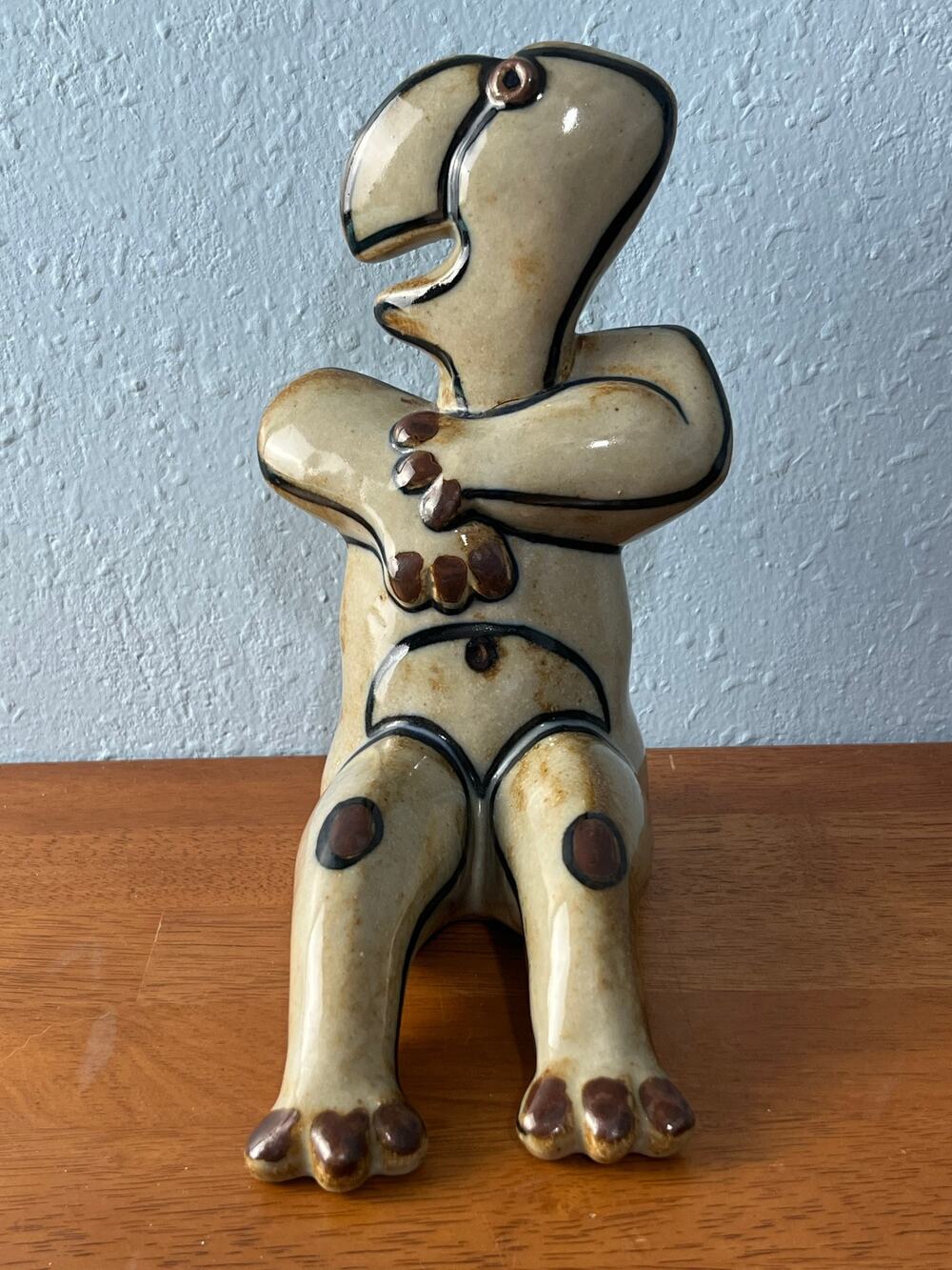 VTG Bing & Grondahl by Sten Lykke Madsen Denmark Stoneware Abstract Figurine MCM